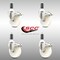Service Caster 4 Inch 316SS Nylon Wheel Swivel 1-3/8 Inch Expanding Stem Caster Set Lock Brake SCC-SS316TTLEX20S414-NYS-138-4 - alternate 3